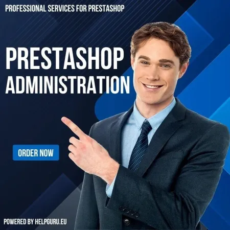 Zostanę administratorem Twojego sklepu PrestaShop - Pakiet Optymalny - 420 minut | HelpGuru.eu