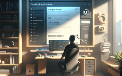 WordPress pomoc techniczna: Jak rozwiązać problem z uszkodzonymi widżetami