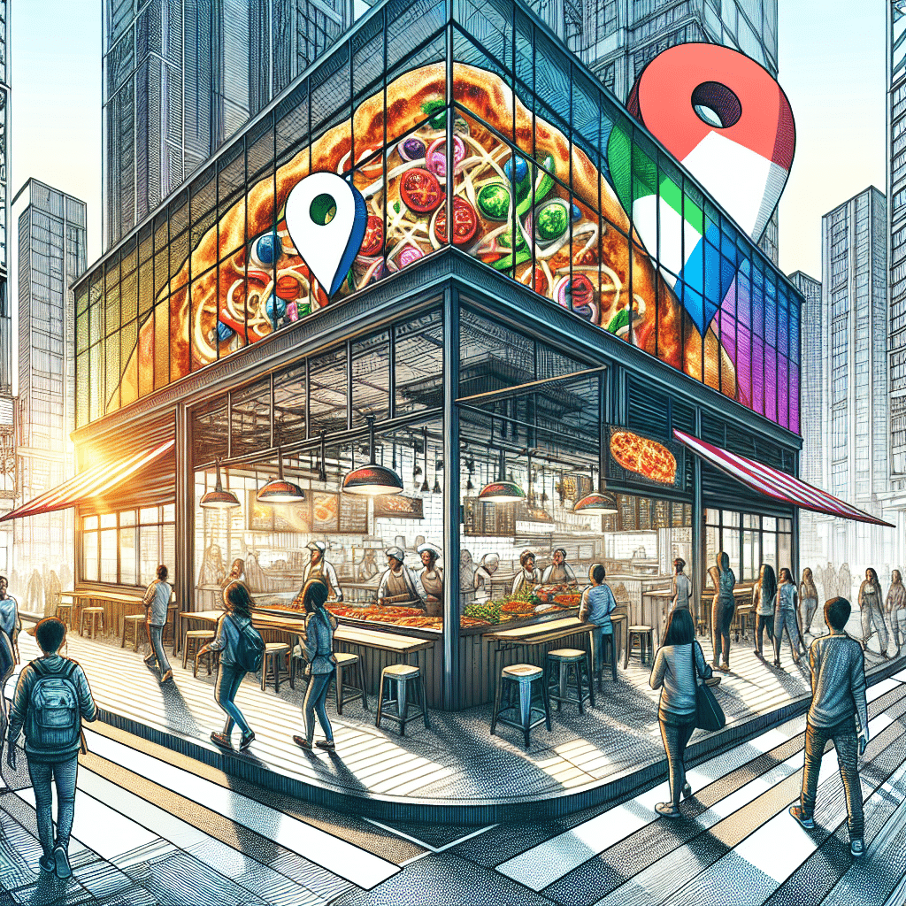Case study wzrost sprzedazy pizzy dzieki mapom Google