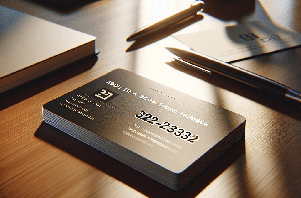 Jak dodac drugi numer telefonu do wizytowki