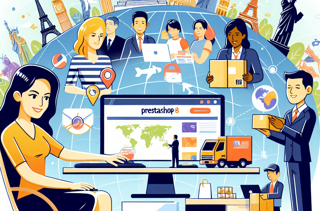 Jak działa obsługa dostaw międzynarodowych w PrestaShop 8?