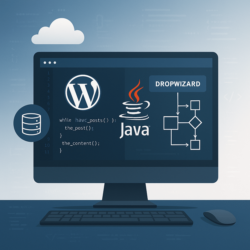 Konfiguracja Dropwizard dla WordPress: Java micro