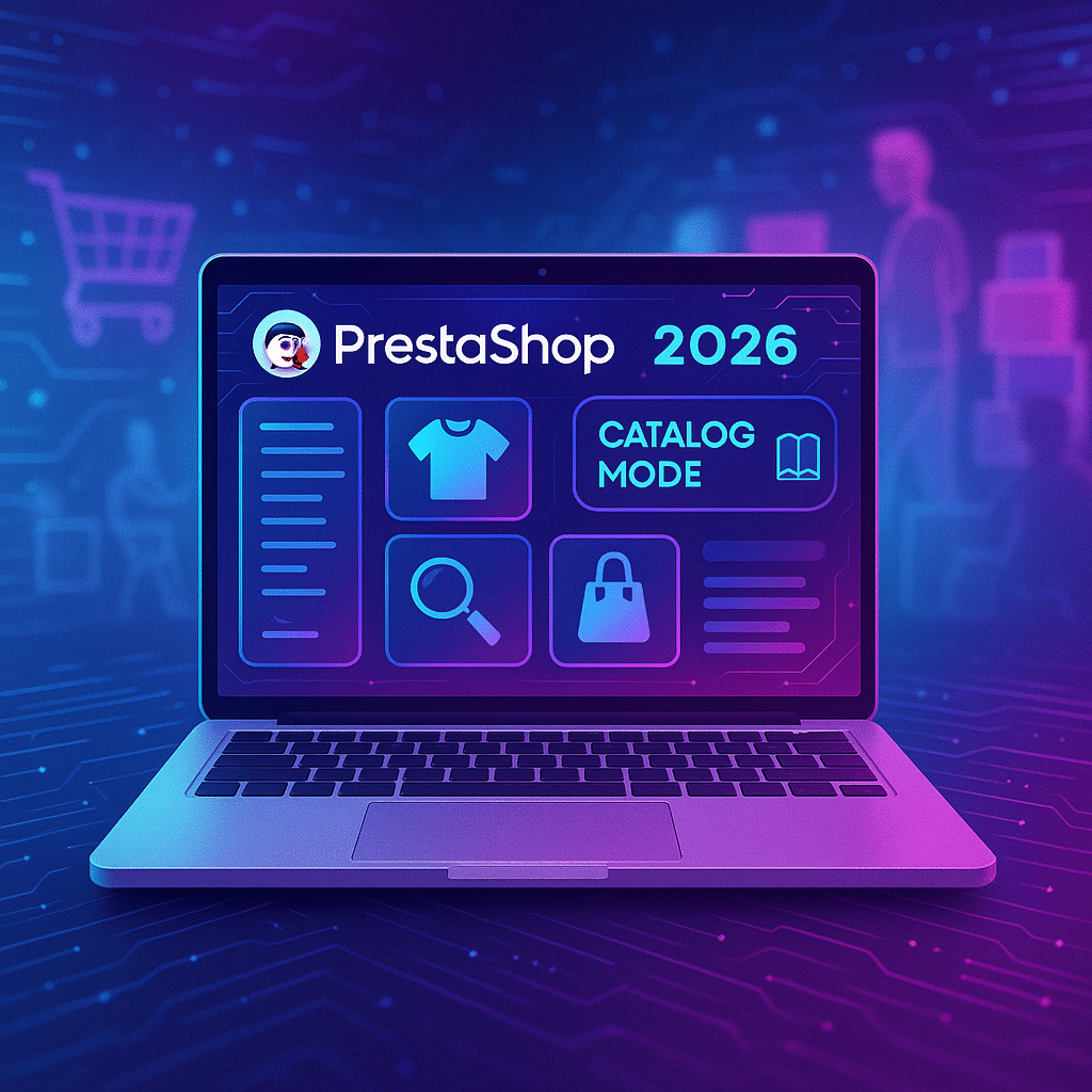 PrestaShop 2026 – jak włączyć tryb katalogowy coming soon