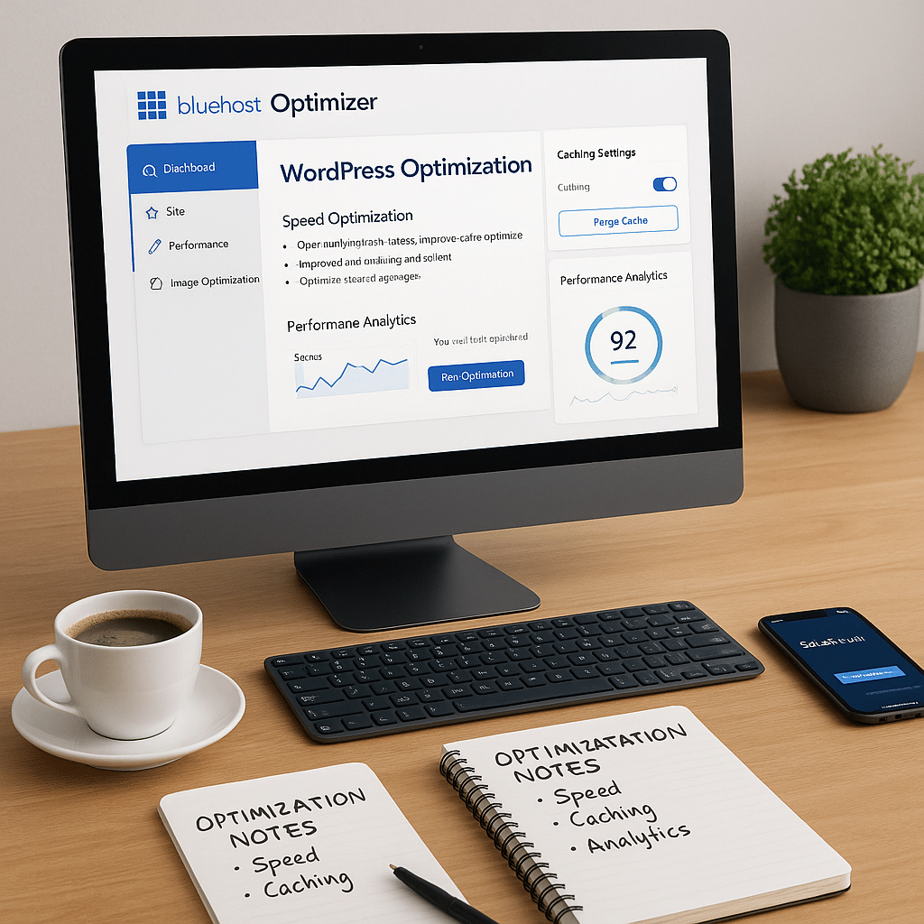 Użycie Bluehost Optimizer dla WordPress: Hosting plugin