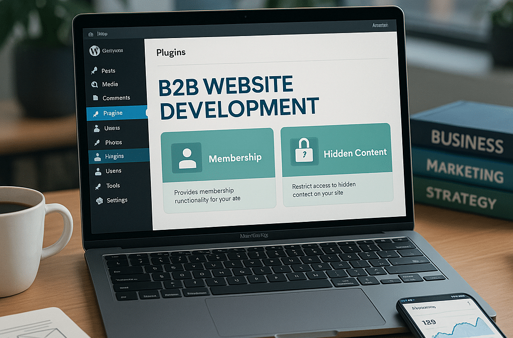 WordPress 2026 – jak zrobić stronę B2B (członkostwo, ukryte treści)