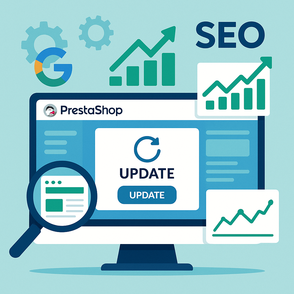 Aktualizacja PrestaShop: Jak wpłynąć na aktualizację SEO?