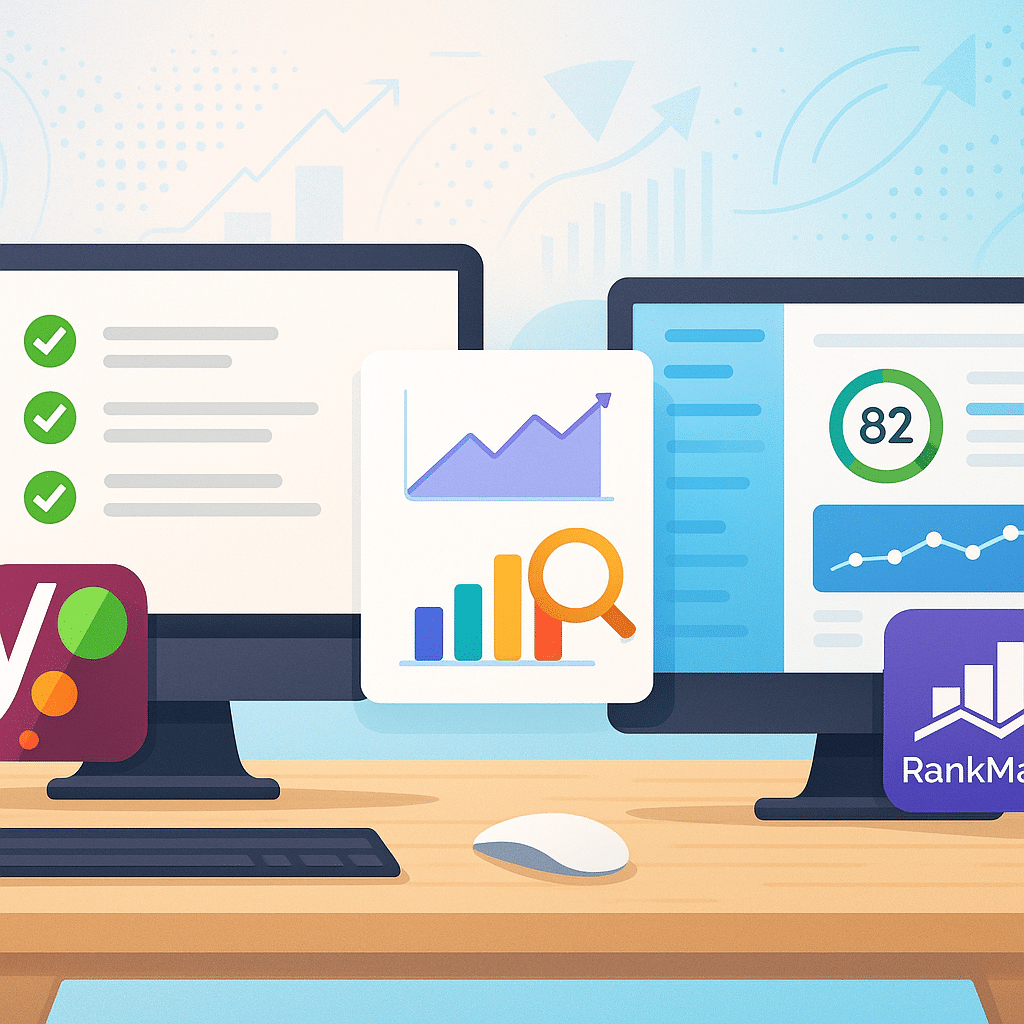Najlepsze pluginy SEO dla WordPress 2026 (Yoast, Rank Math porównanie)