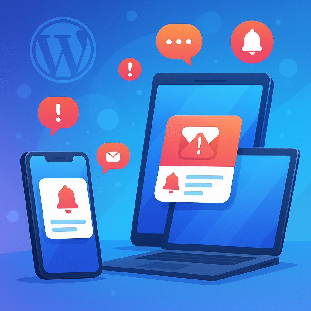 WordPress 2026 – najlepsze praktyki push notifications