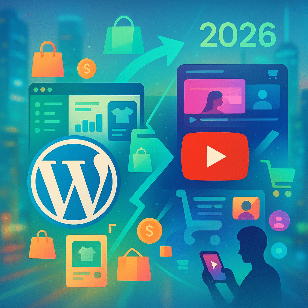 WordPress + YouTube Shopping 2026 – jak zacząć